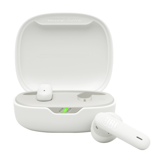 JBL Wave Flex 2 - White - True Wireless Earbuds - Hero